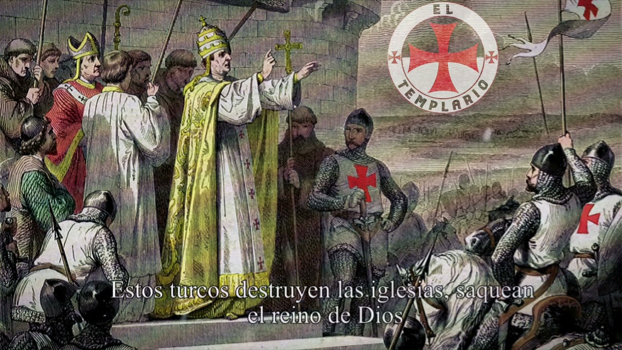 Discurso del Papa Urbano II despu&eacute;s del Concilio de Clermont (1095) convocando la primera cruzada