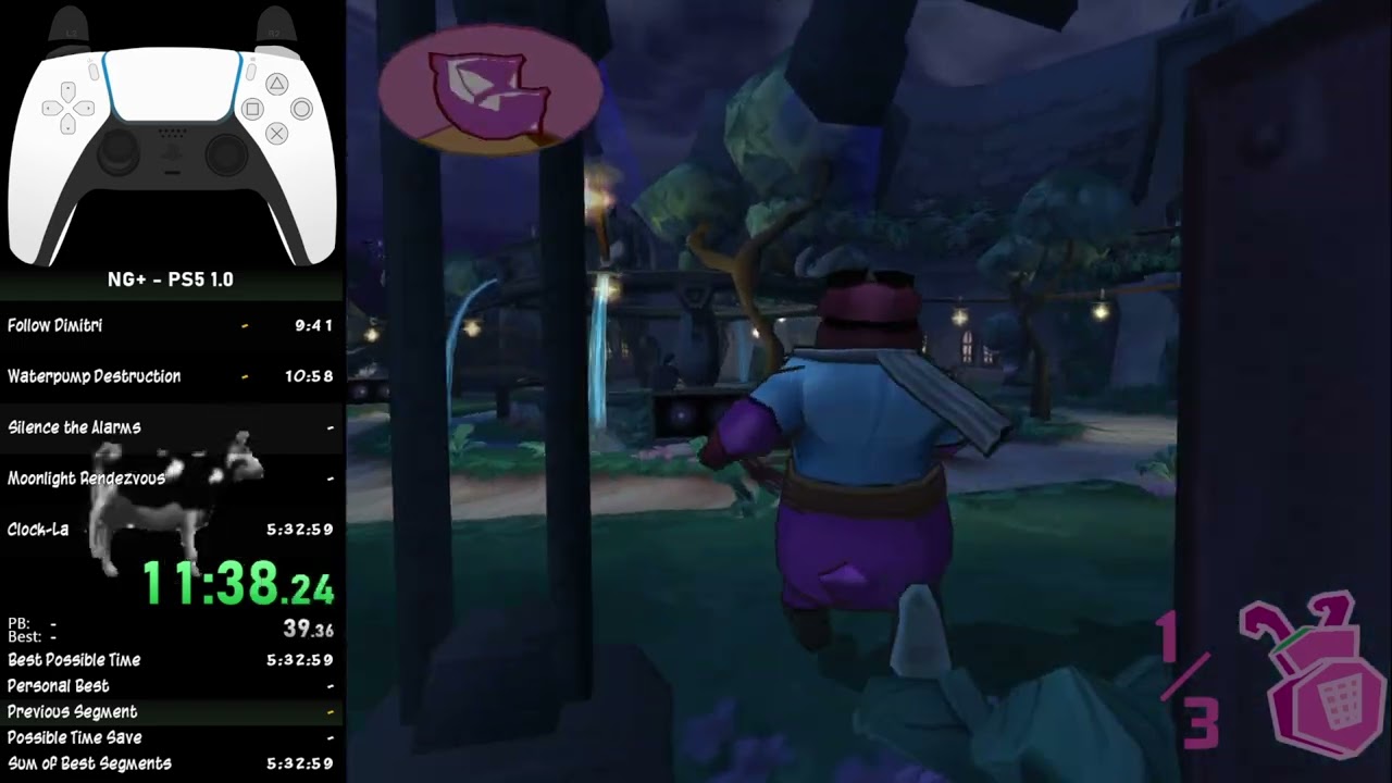 Sly 2 Band of Thieves NG+ ps5 (v1.0) speedrun in 3:52:05