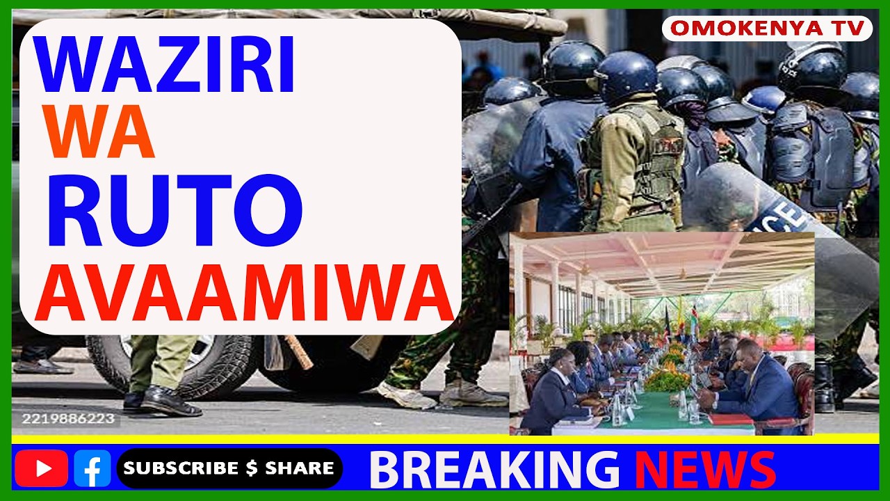 Breaking News: Waziri Wa Rais William Ruto Ashambuliwa  Wasiwasi Yatanda Kenya