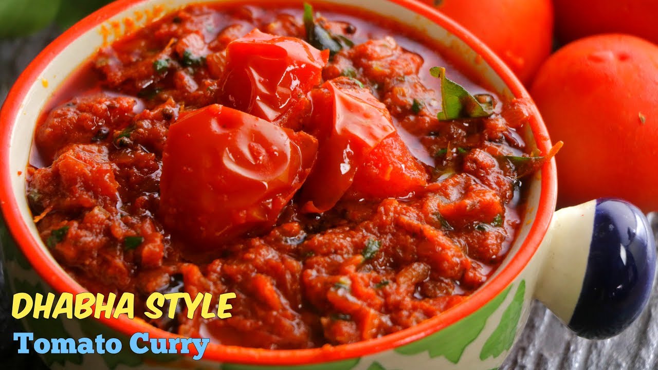 #DhabaStyleTomatoCurry