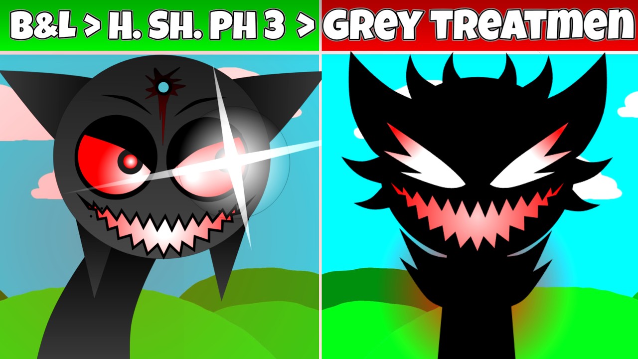 Sprunki: Betters and Loses → Hyper Shifted Phase 3 → Grey Treatment Fan Mod