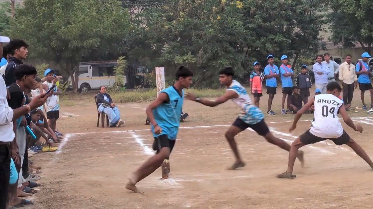 नवापूर विरुद्ध नंदुरबार आदिवासी विकास विभाग अंतर्गत खो खो मॅच 1