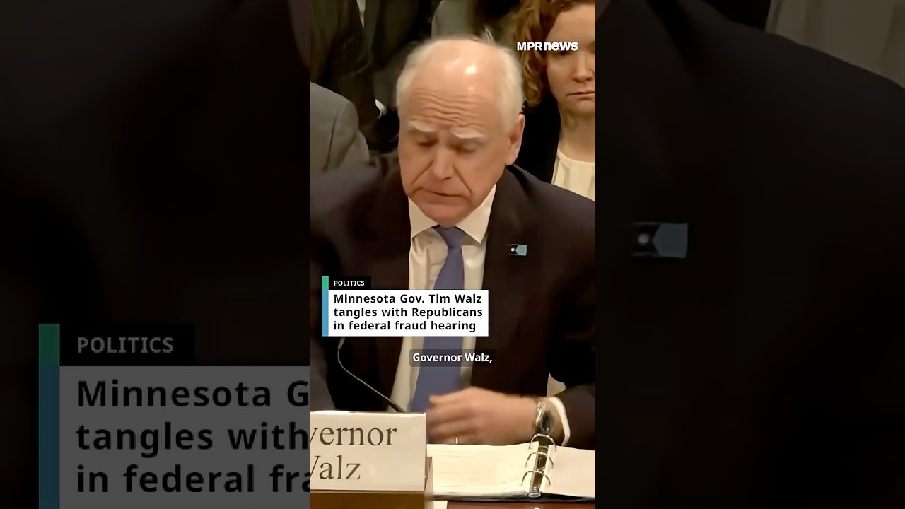 Minnesota Gov. Tim Walz tangles with Republicans in federal fraud hearing