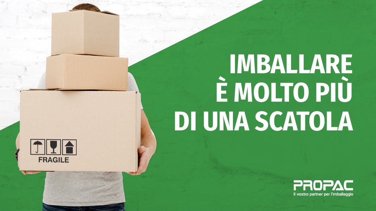 Propac - Imballare &egrave; molto pi&ugrave; di una scatola