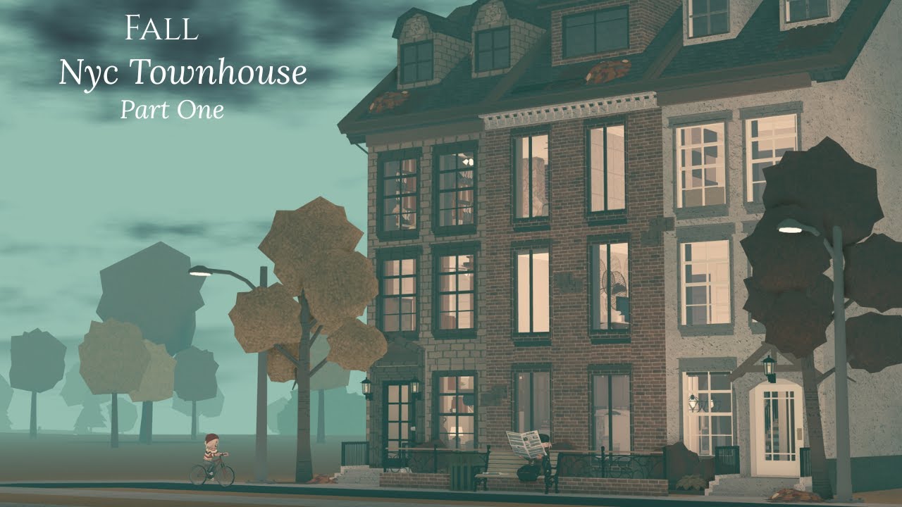 𖧧 | Bloxburg | Nyc Townhouse | Speedbuild | Part One