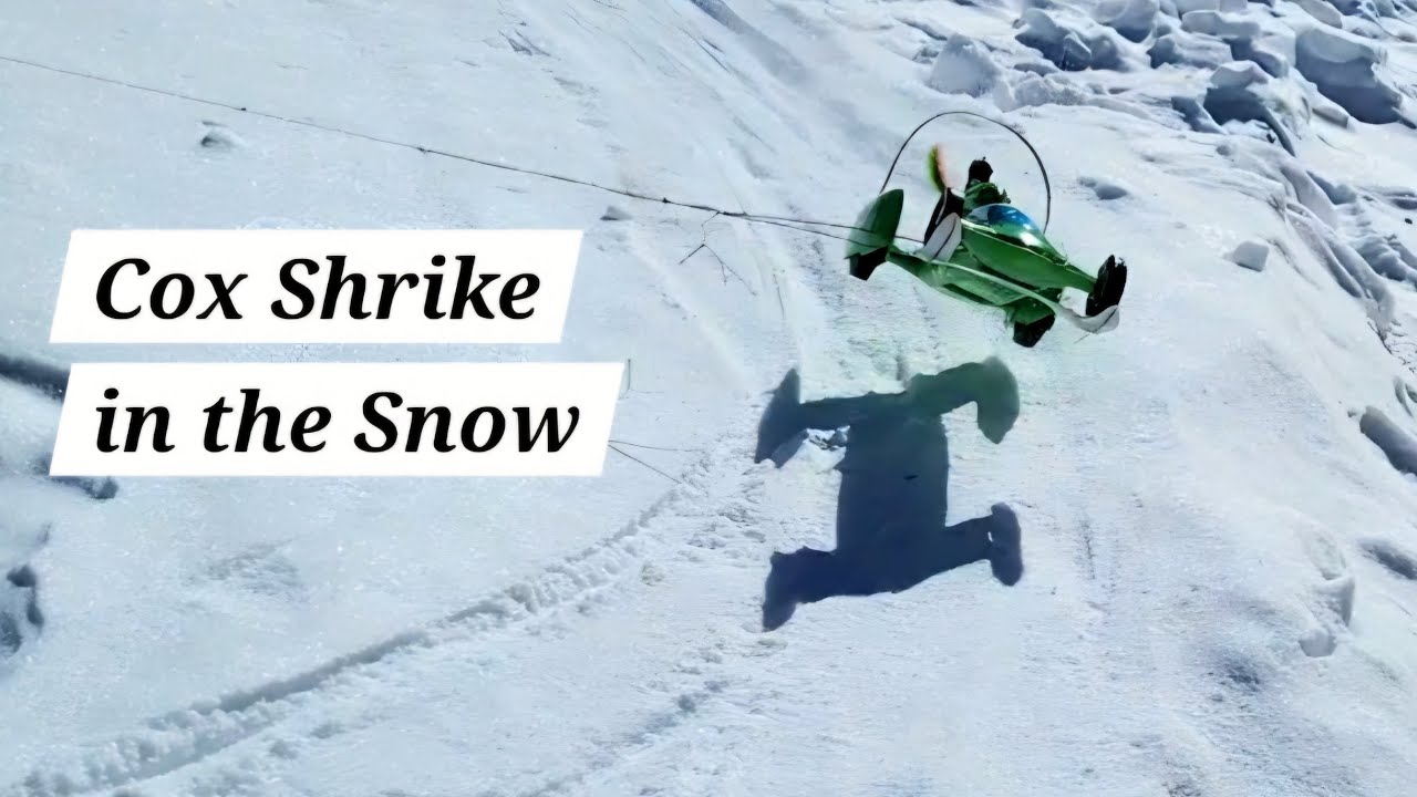 MORE Cox Sublime .049 Nitro Shrike Ripping on the Snow Tether ❄️ 💪 🏆 ⛷️ 🏂 🧊