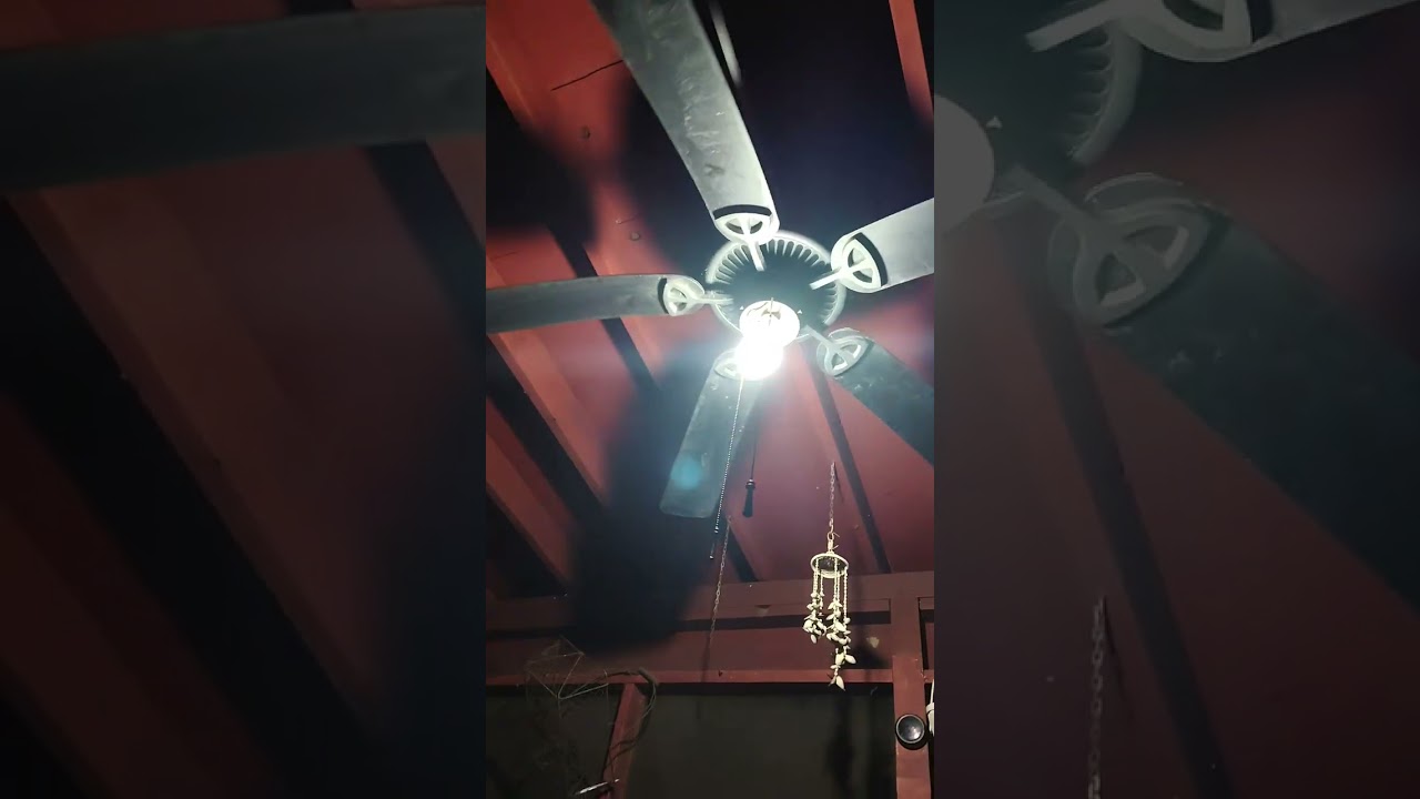 Hampton Bay Farmington Ceiling Fan Running On All Speeds 