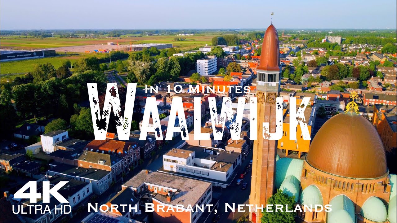 WAALWIJK 🇳🇱 Drone Aerial 4K | Noor Brabant Holland Netherlands Nederland