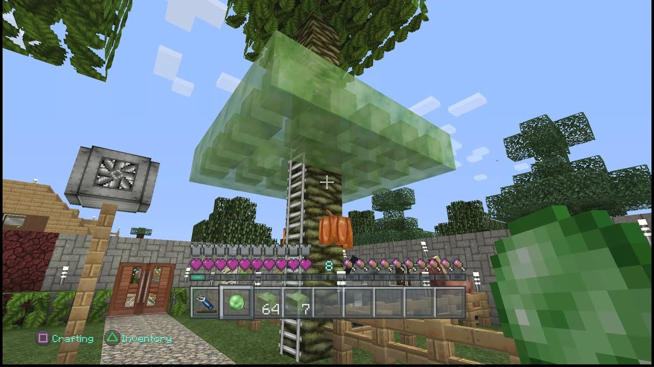 Minecraft PS4 - Crafting & Using Slime Blocks [0178]