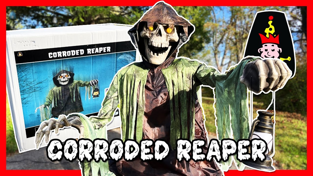 Morris Costumes 2025 CORRODED REAPER Animatronic РАСПАКОВКА/НАСТРОЙКА | Groundbreaker Animatronic