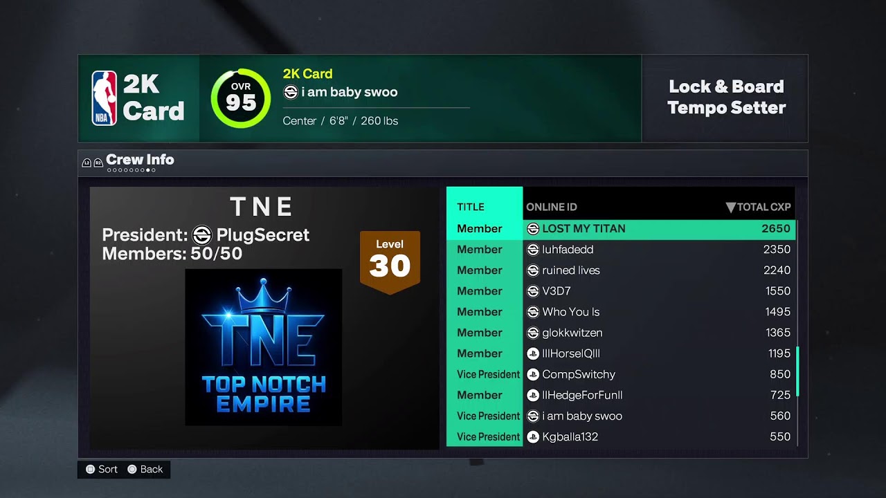 Best playmaking 6,7 lock