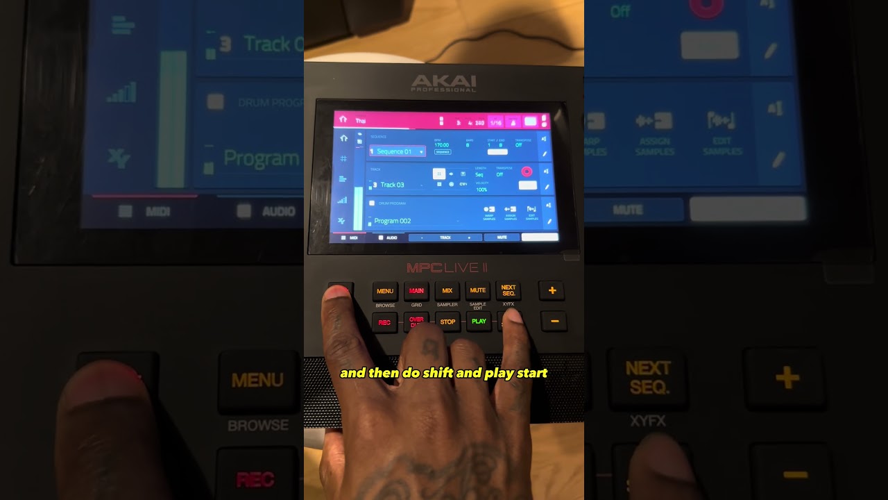 Metronome Shortcut on MPC