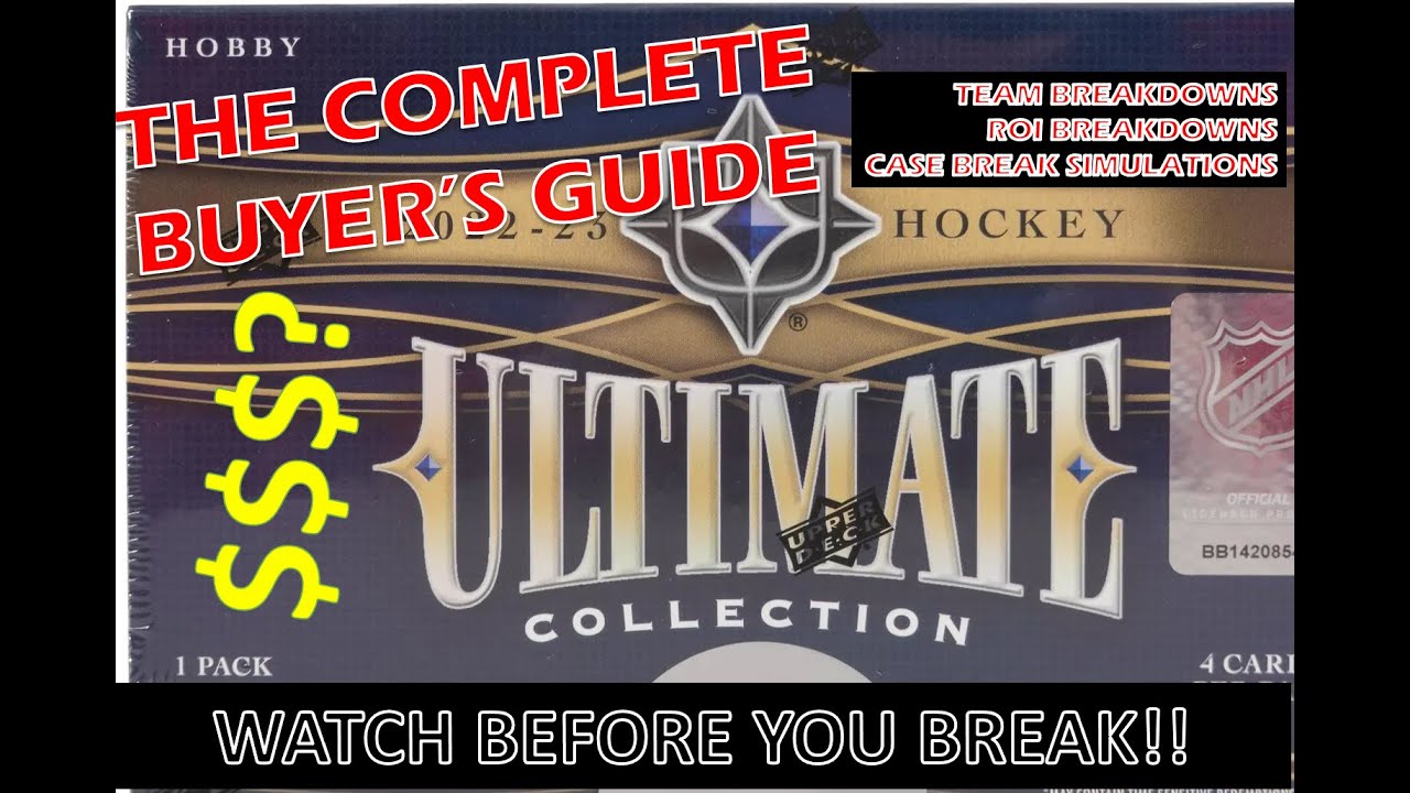 2022-23 Ultimate Collection Hockey - Buyer's Guide! Investment Info & Case Break Simulations