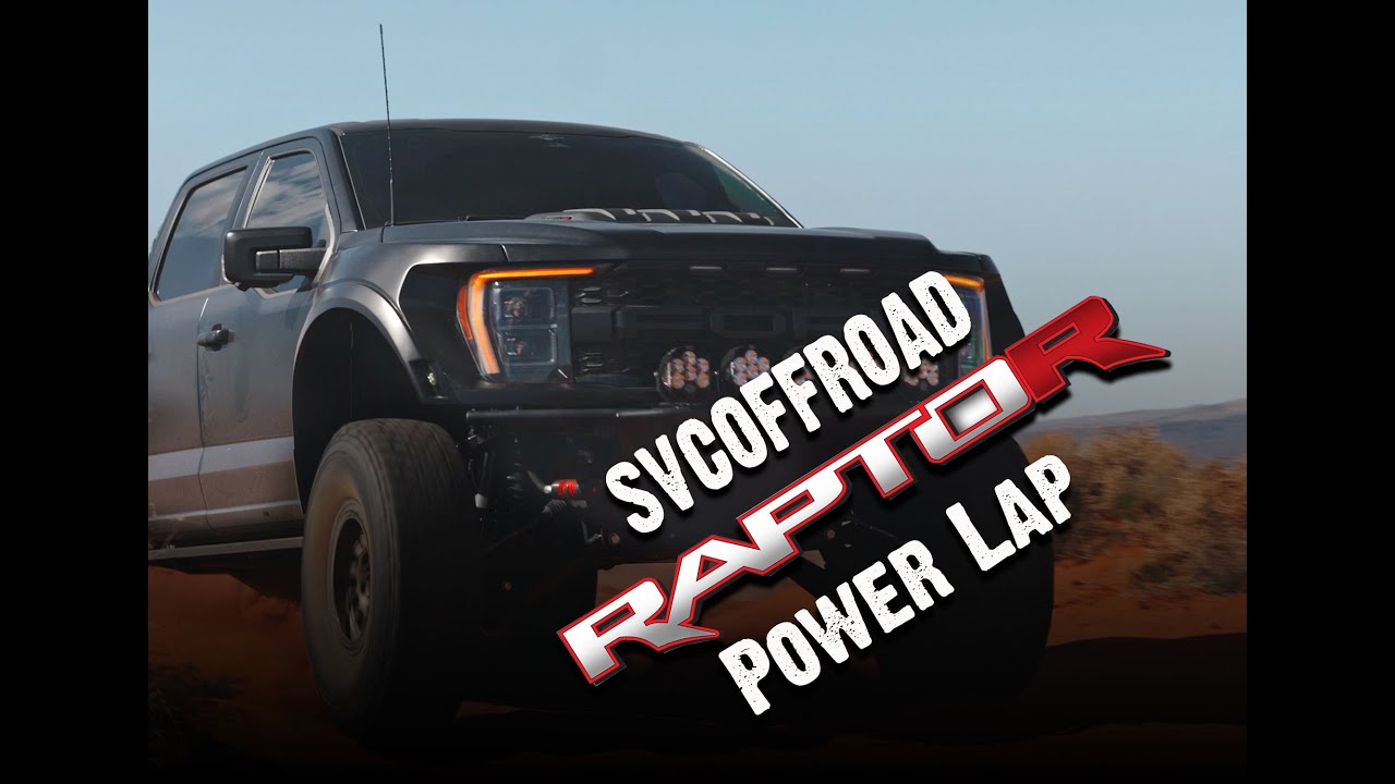 SVCOFFROAD Heavily Modified Raptor R Power Lap. How Much Faster Is It vs. Stock Raptor R In the Dirt