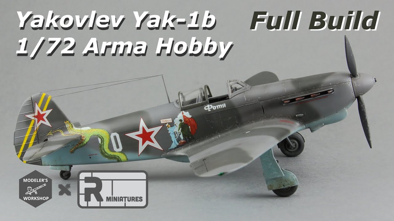 Яковлев Як-1б Arma Hobby, сборка самолёта в масштабе 1/72 | Совместно с Modeler's Workshop