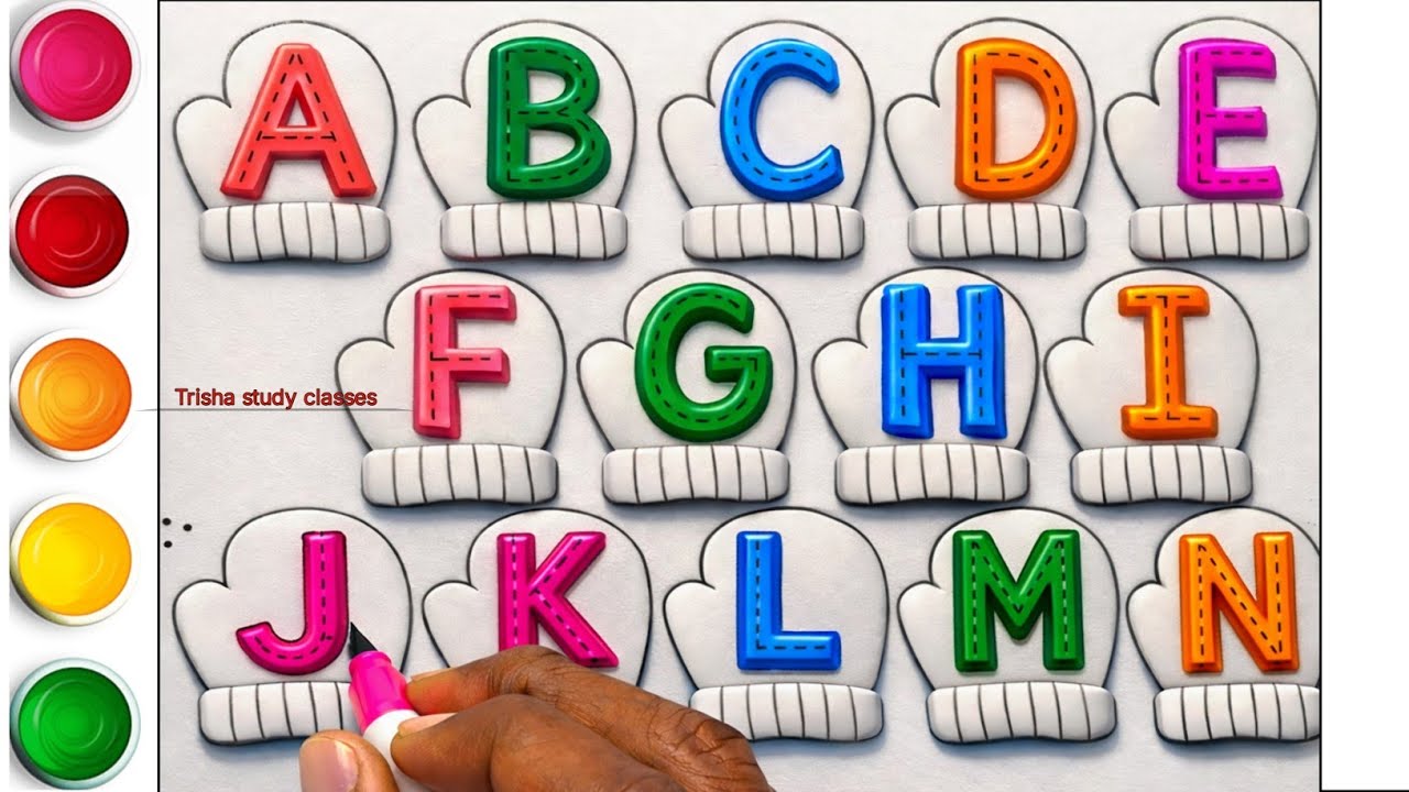 A to Z Alphabet Tracing | Learn English Alphabets | Alphabet Writing Practice | Trisha study classes
