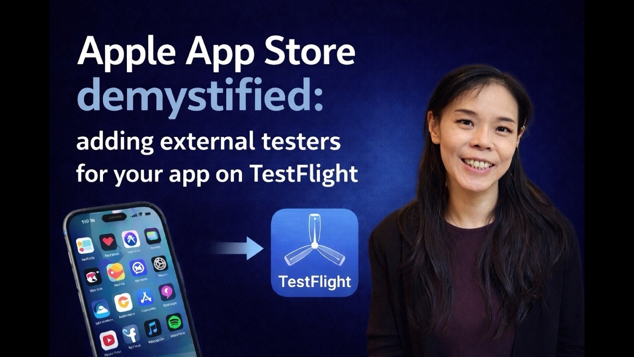 Apple App Store Demystified - adding external testers to test our new app! Via TestFlight.