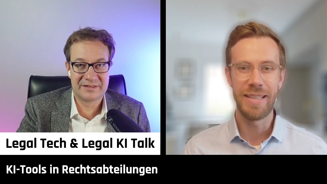 KI-Tools in Rechtsabteilungen | Maximilian Berger und Patrick Prior