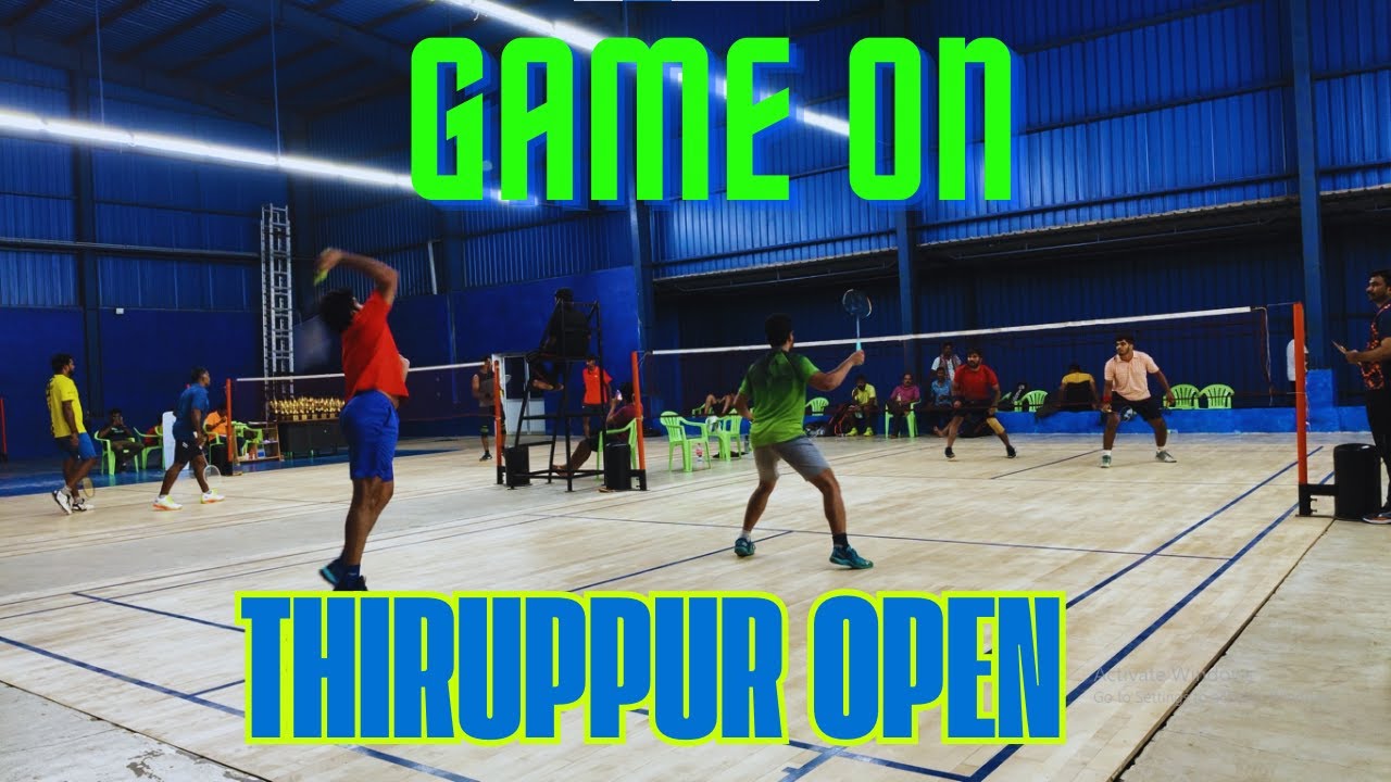 SARAN & SARAVANAN VS HARON & VISHNU , THIRUPPUR  OPEN
