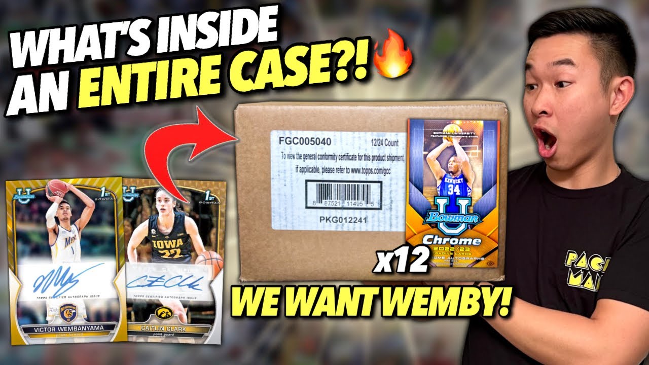 Opening an ENTIRE CASE of sports cards for a MASSIVE WEMBY HUNT (288 PACKS)!!! 😱🔥