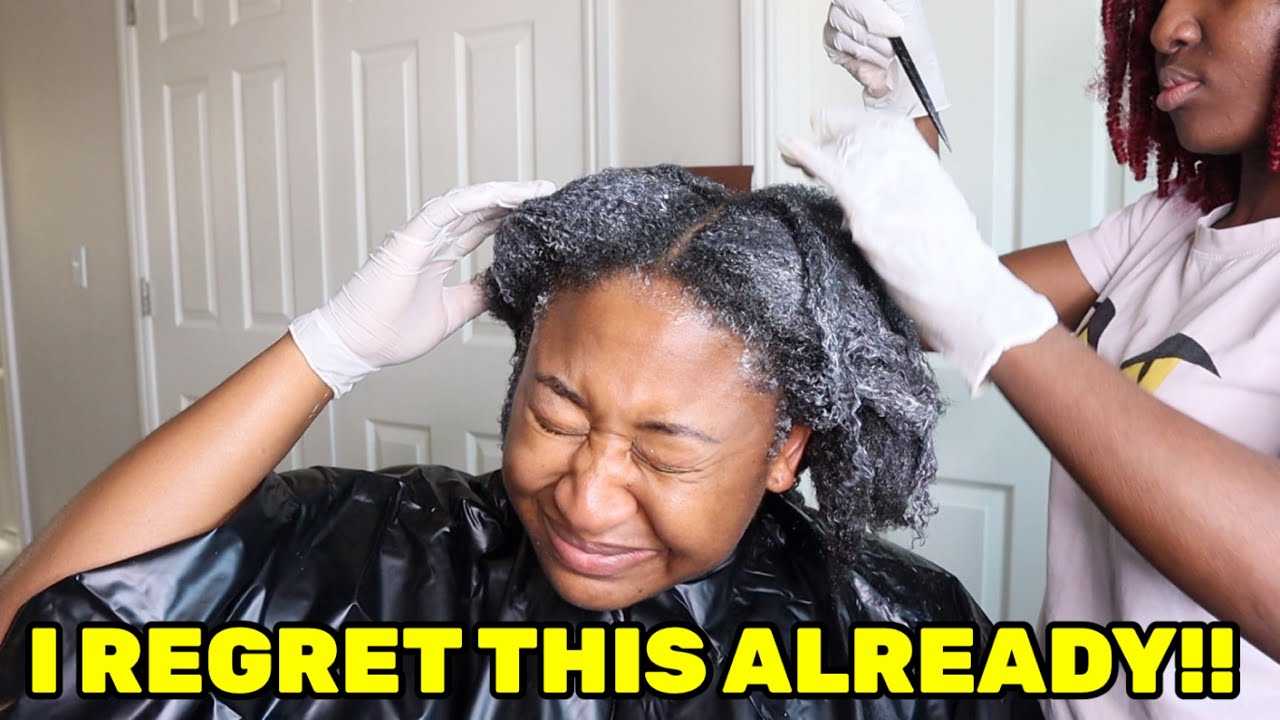 I RELAXED MY 4C NATURAL HAIR FOR THE FIRST TIME EVER