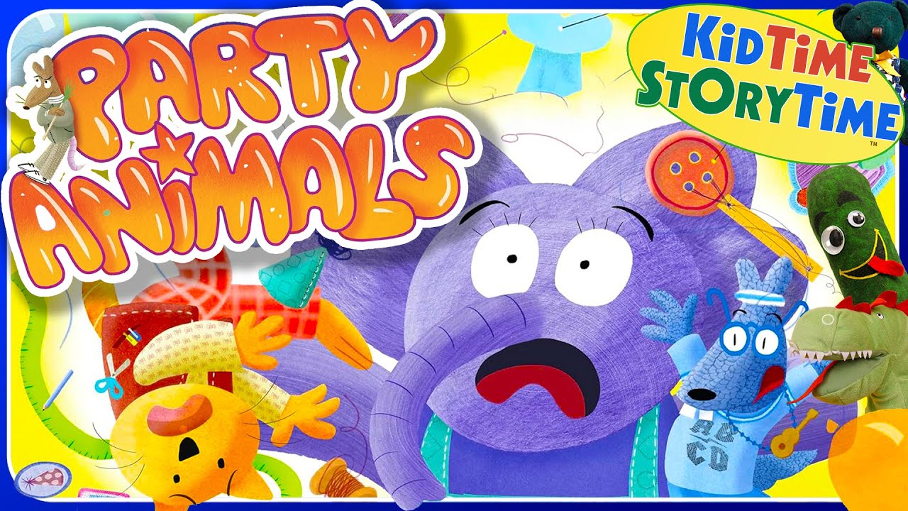 Party Animals read aloud | POSITIVE THINKING read aloud 🎈