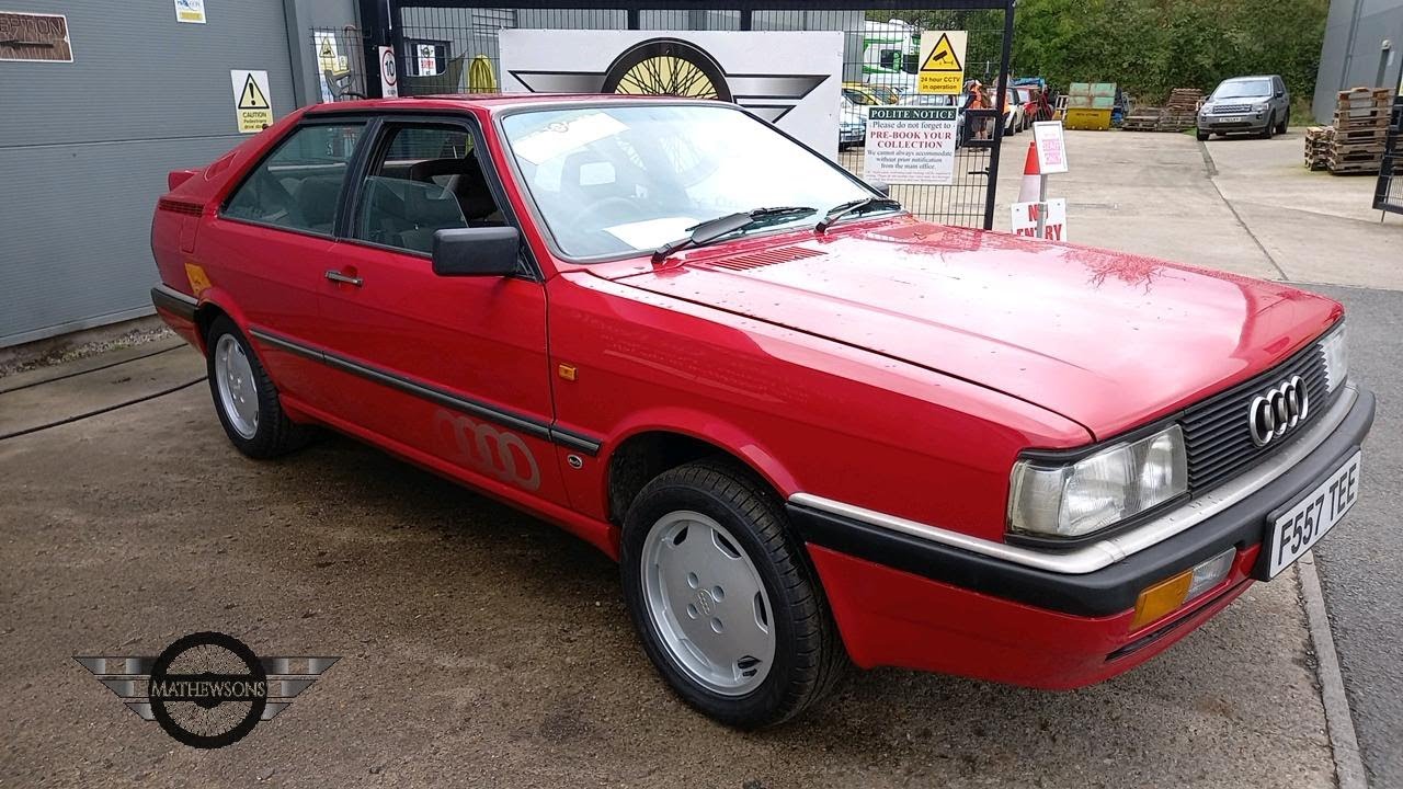1988 AUDI COUPE GT | MATHEWSONS CLASSIC CARS | 13 & 14 OCTOBER 2023