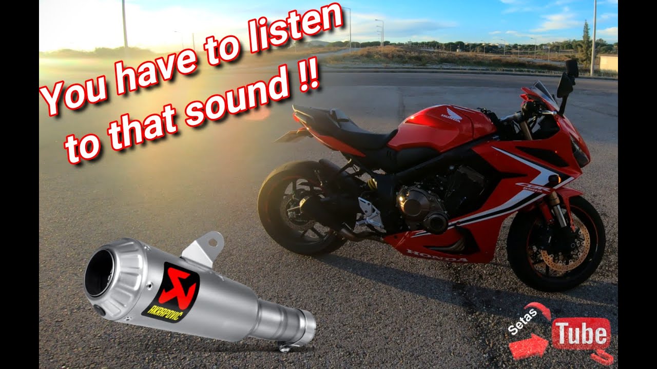 Honda Cbr 650R Try the quick shift with full exhaust!