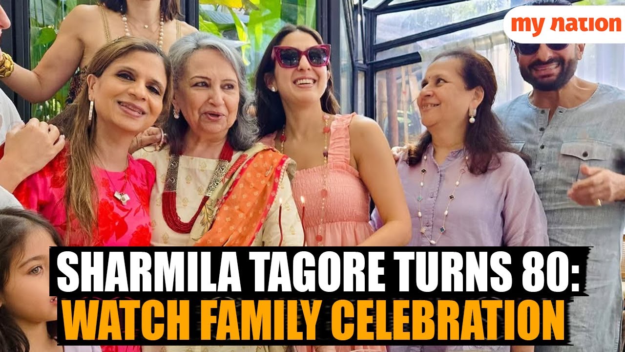 Sharmila Tagore's 80th Birthday Celebration with Family | Watch