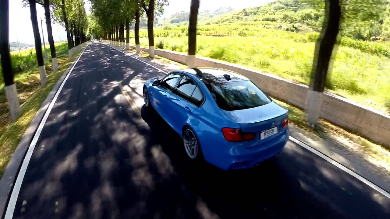 Aerial Video BMW M3 Test in mountain by feelauto.net
