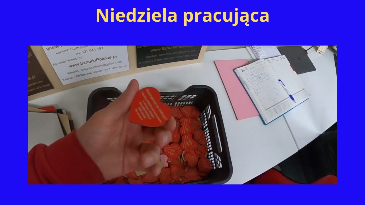 Dziennik pracy - kolejna niedziela pracująca