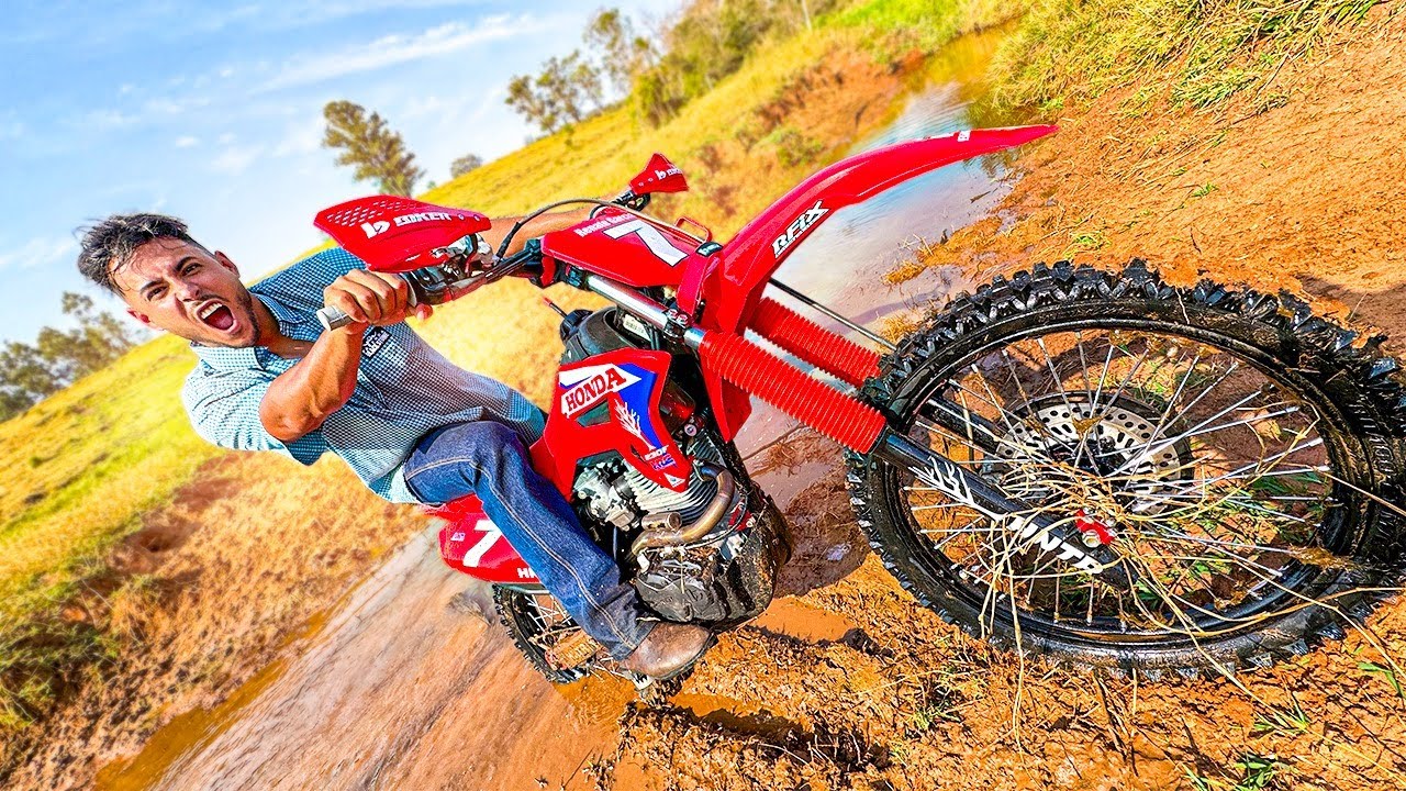 ESSA &Eacute; A MINHA NOVA MOTO DE TRILHA