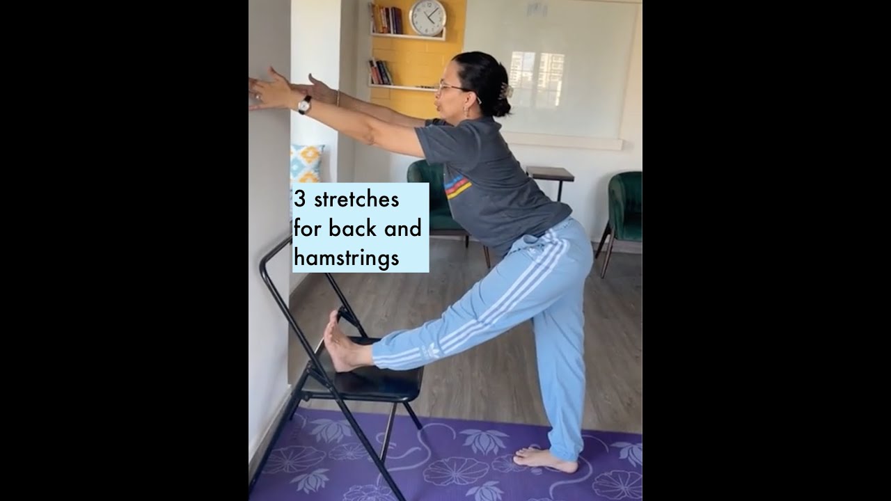 3 stretches for back and hamstring