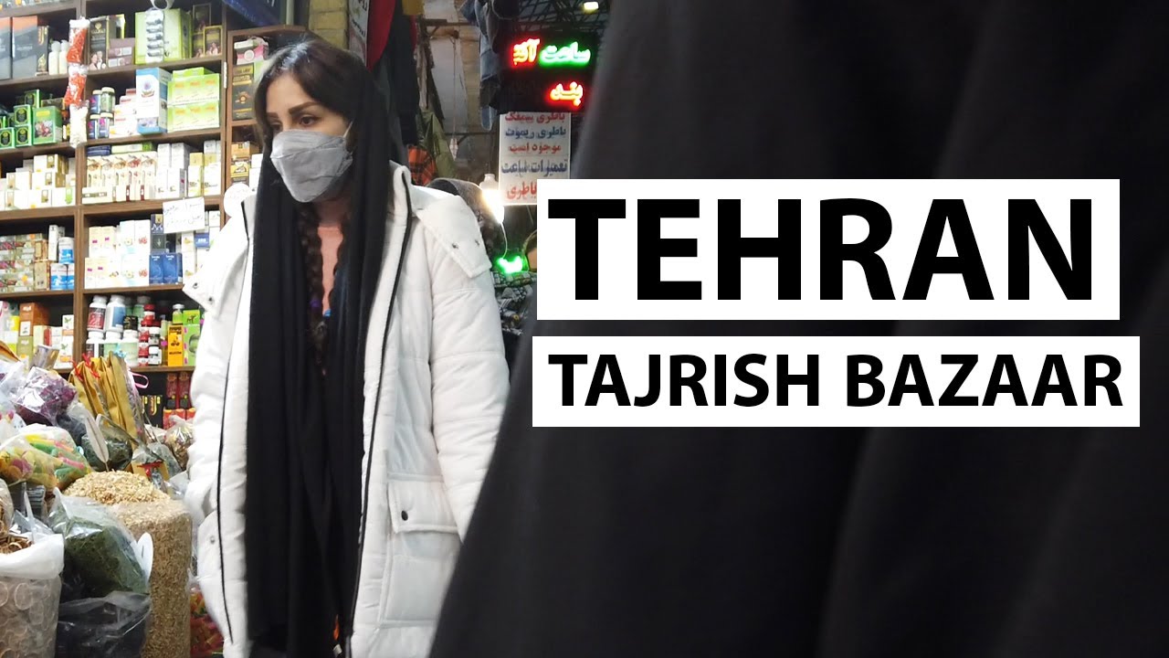 TEHRAN | Evening walk at Tajrish Bazaar (بازار تجریش) 2021