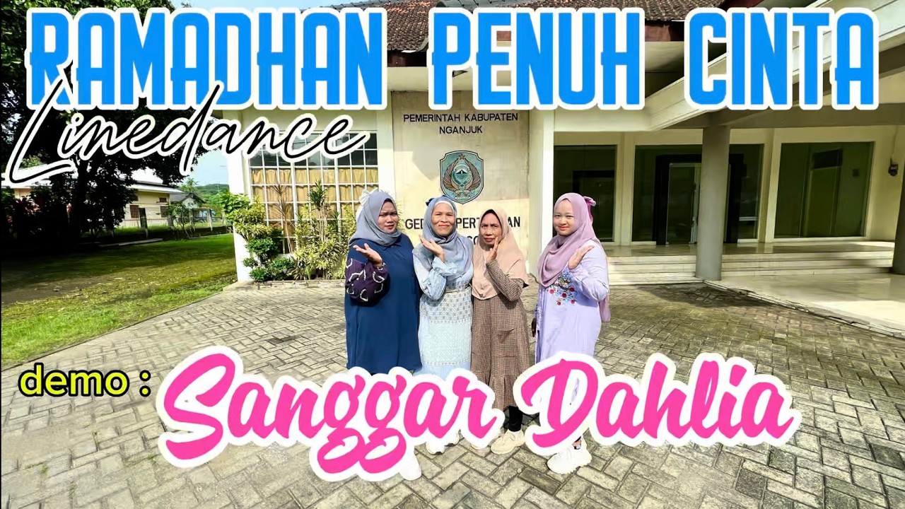 RAMADHAN PENUH CINTA - BUDI DOREMI || LINEDANCE - BEGINNER || DEMO - SANGGAR DAHLIA