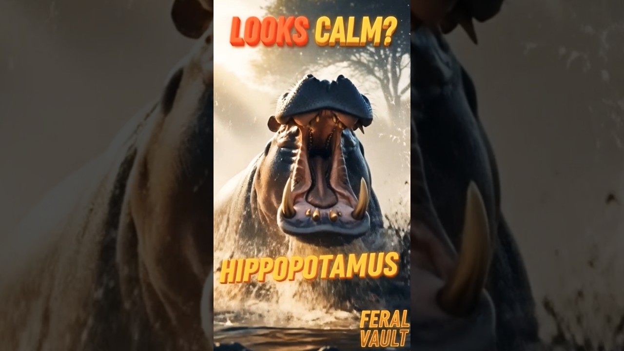 Hippopotamus – The River Monster That Kills More Than Lions 🌊🦛⚠️❓
