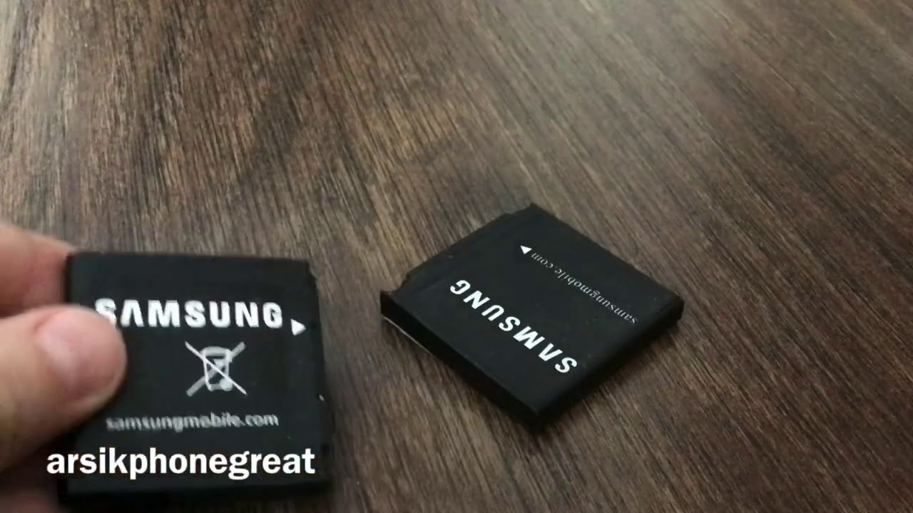 Original and Fake batteries for SGH-C170 / C180