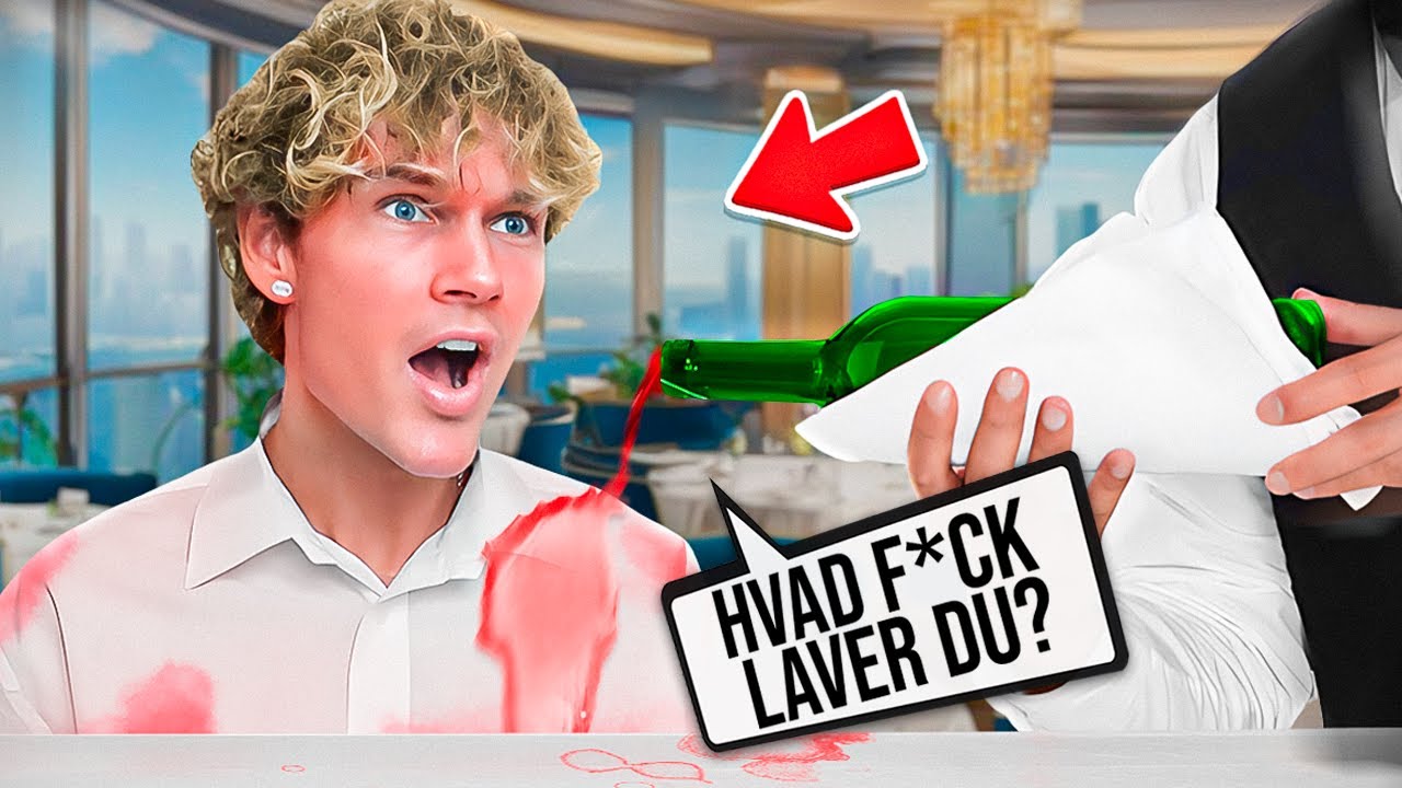 Tjener Spilder En Hel Flaske Vin Ud Over Mig.. *Paris Vlog*
