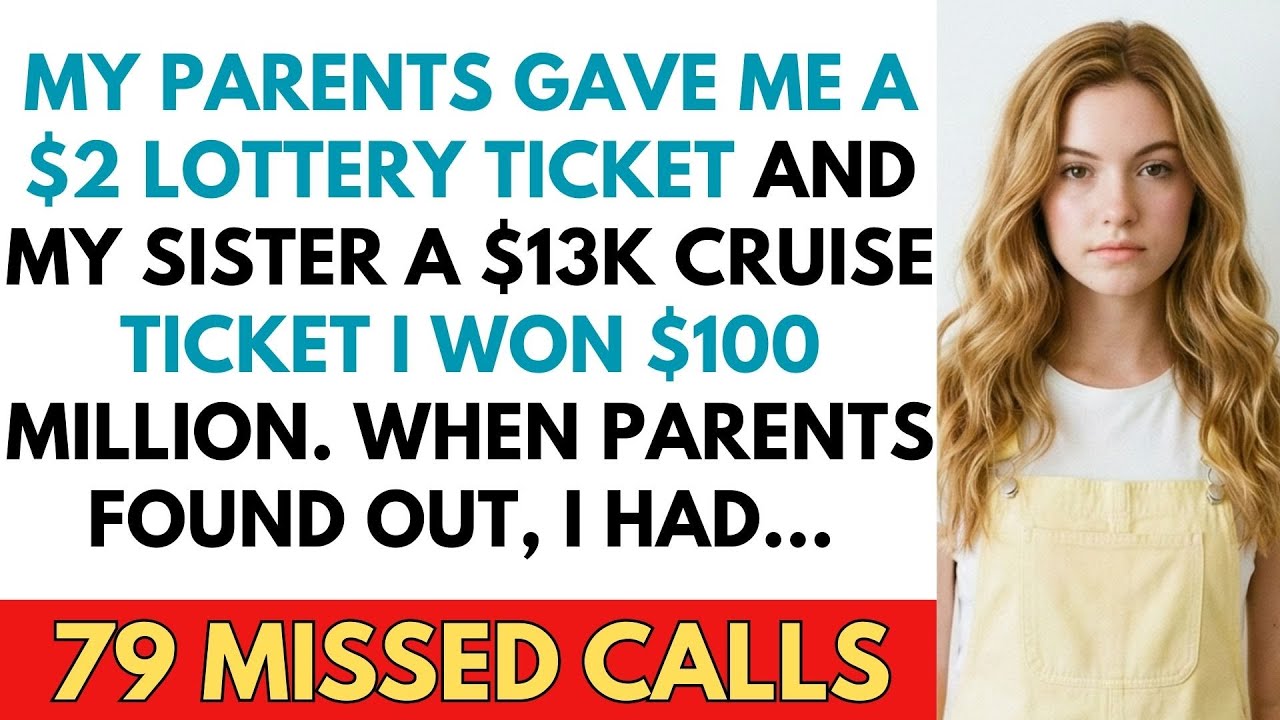 On Thanksgiving, My Parents Gave Me A $2 Lottery Ticket And My Sister A Cruise Package—I Won $100M