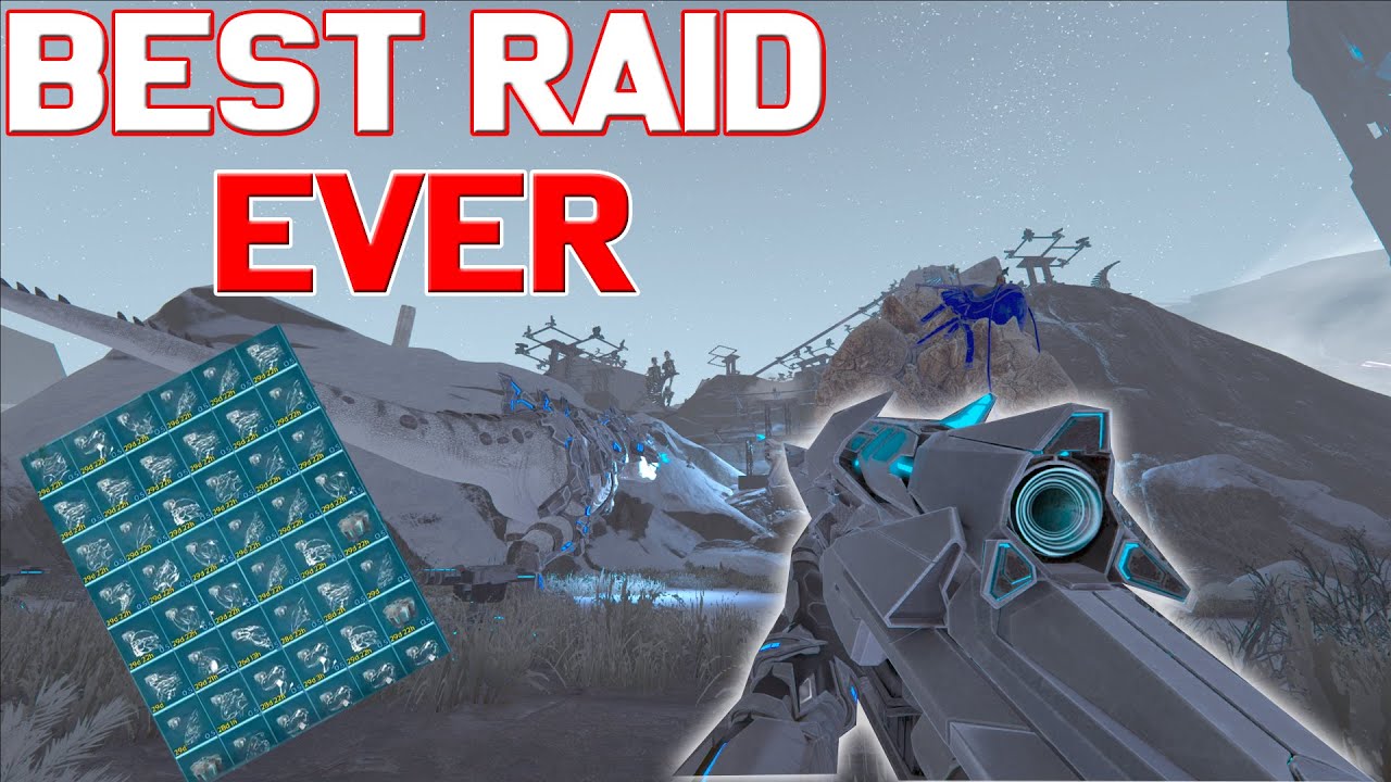 THE BEST RAID WE HAVE EVER DONE (100'S CRYOS) - ARK DUO PVP