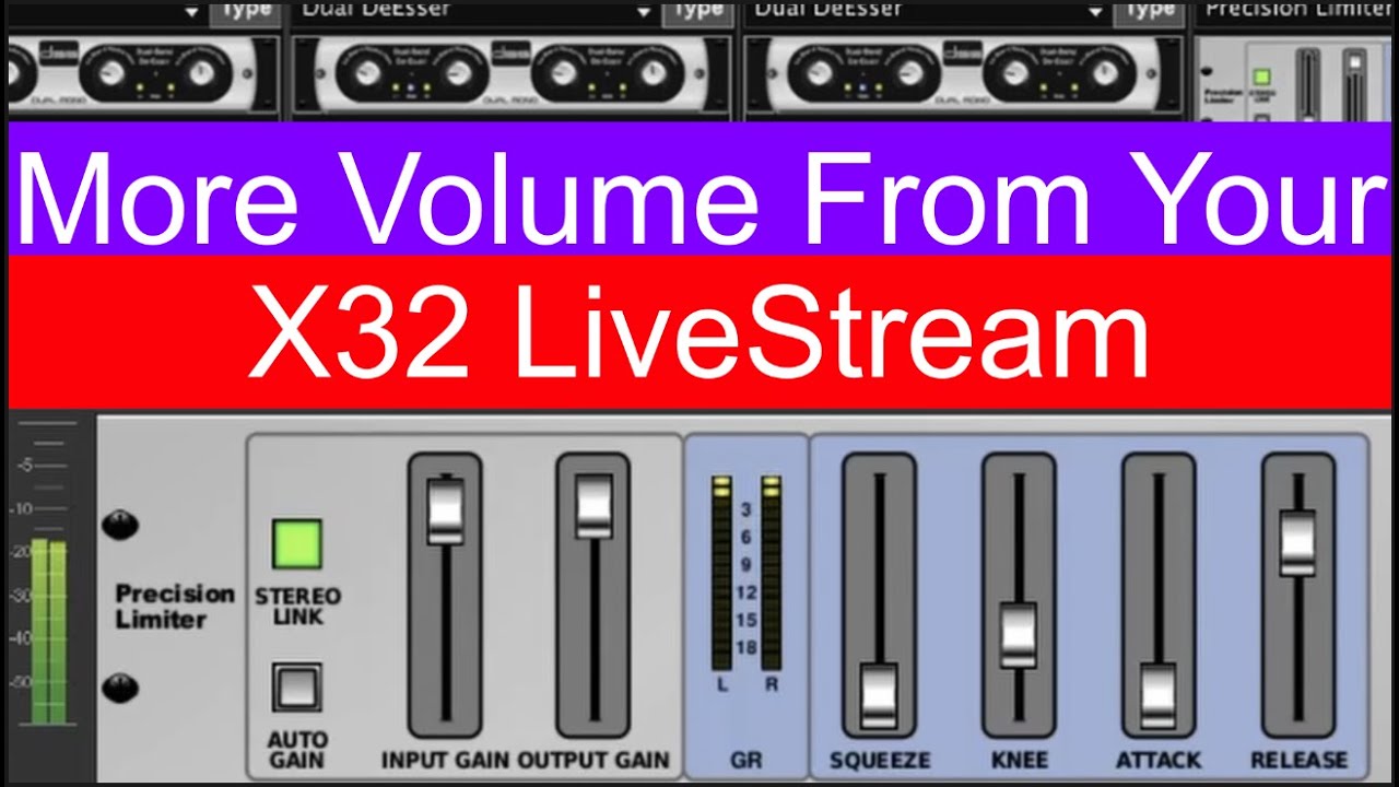 Больше громкости для вашего вещательного микса на Behringer X32, M32, XR, Wing — #AscensionTechTu...