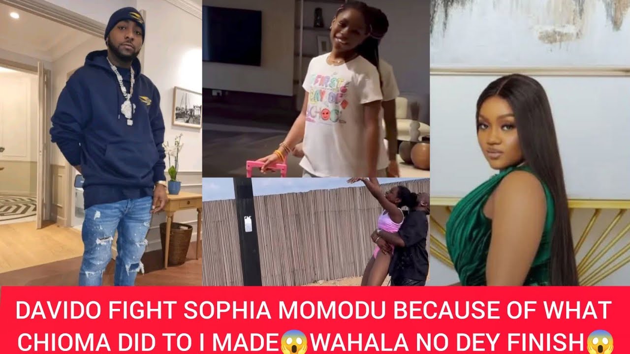 DAVIDO FIGHT SOPHIA MOMODU BECAUSE OF WHAT CHIOMA DID TO IMADE 😭 WAHALA NO DEY FINISH 😱