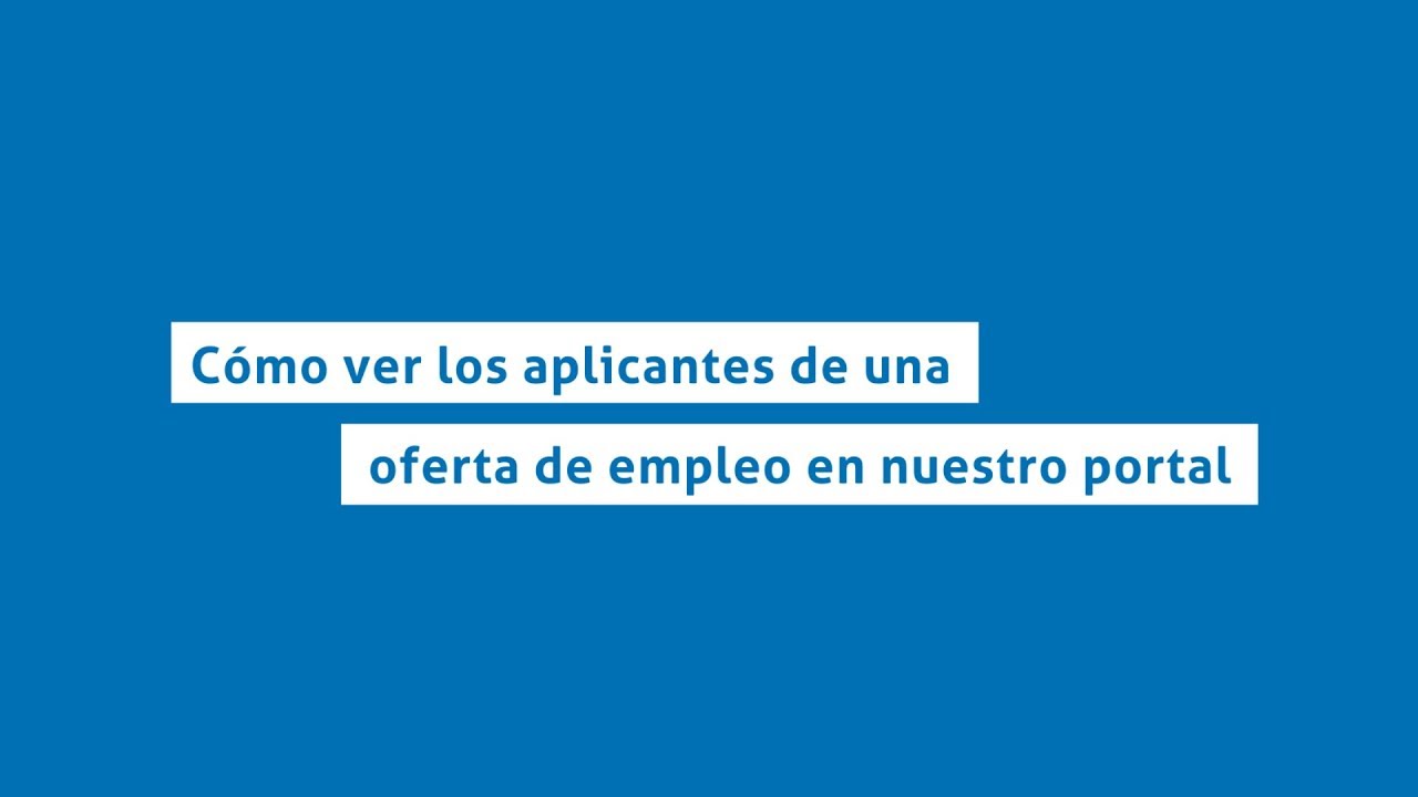 C&oacute;mo ver los aplicantes a una oferta laboral en elempleo.com