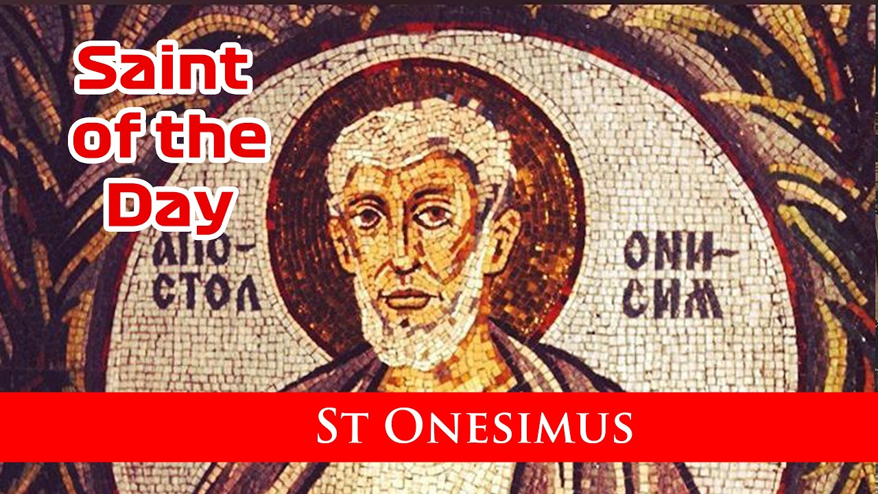 St Onesimus  - Saint of the Day with Fr Lindsay - 16 February 2026