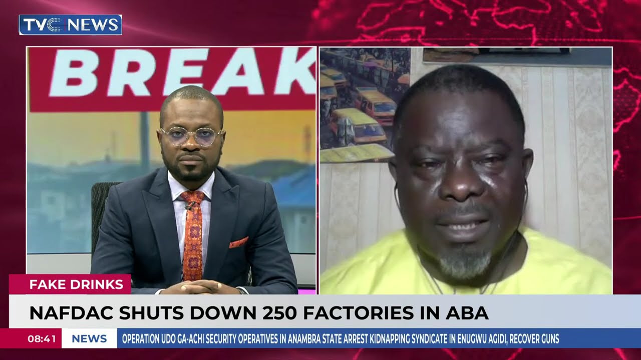 NAFDAC Shuts Down 250 Factories In Aba Over Fake Drink