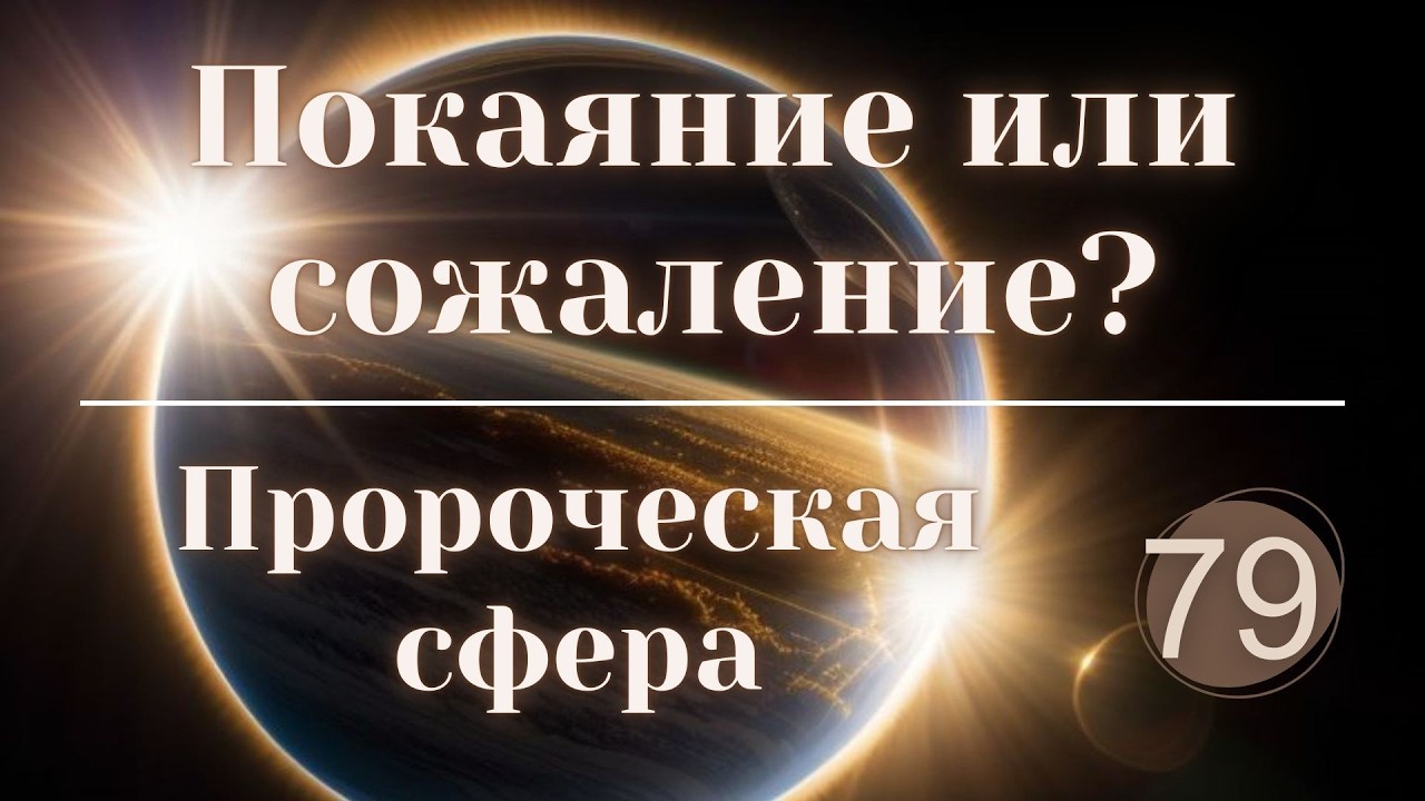 Покаяние или сожаление?