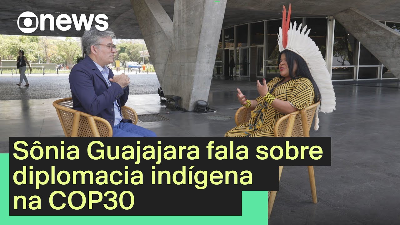 S&ocirc;nia Guajajara fala sobre COP30, protagonismo ind&iacute;gena e crise clim&aacute;tica | GloboNews Internacional