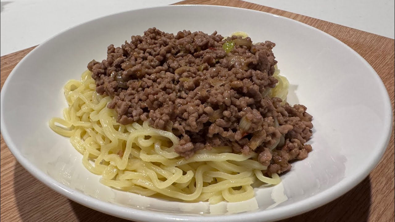 高校生男子が作るジャージャー麺