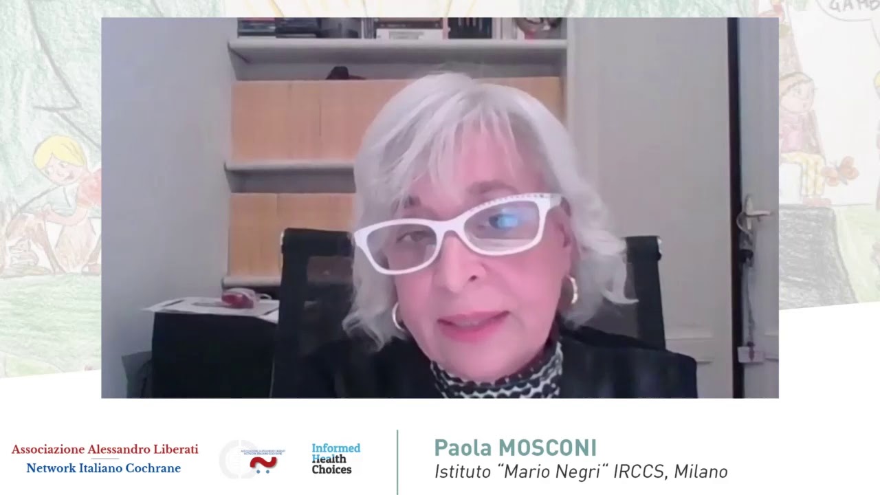 Webinar Informed health choices P  Mosconi