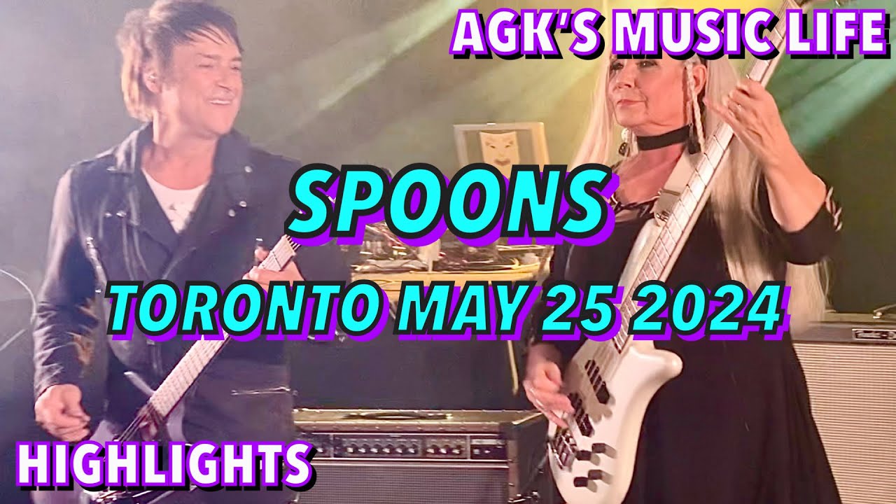 Spoons Live : Toronto May 25 2024 (McBowl Music Festival) : #spoons